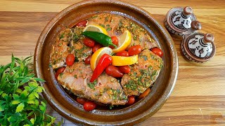 Tajine de poisson  Recettes spéciales Ramadan  Recipe ASMR [upl. by Okomom]