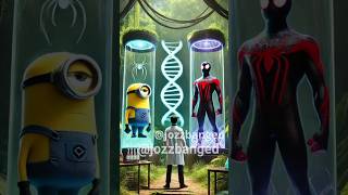 Minion Hybrid Superheroes SpiderMan Miles Morales Thor Green Lantern Punisher and Blade Unite [upl. by Bobina]