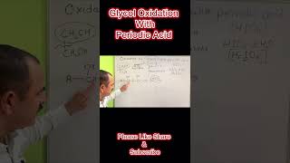 Periodic acid Oxidation of Glycol  Oxidation of Vicinal Diol  Dihydric Alcohol Shorts [upl. by Sotos]