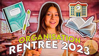 Mon ORGANISATION pour la RENTRÉE  MAKEUP OUTFIT et ROOM TOUR 2023 👩‍🏫 [upl. by Ahtar]