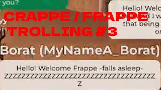 TROLLING AT FRAPPE TRAININGS 3  ROBLOX TROLLING [upl. by Aihcsrop]