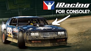 iRacing on Console  World of Outlaws Dirt Racing Review [upl. by Algie697]