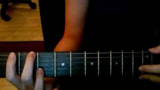 Disturbia guitar intro tutorial by Rihanna [upl. by Tonkin611]