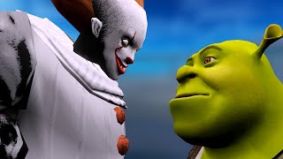 Shrek Vs Pennywise [upl. by Surdna]