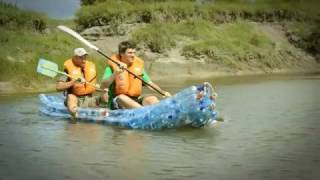 Kayak casero con botellas 2 [upl. by Philis]