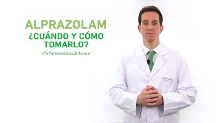 Alprazolam cuándo y cómo tomarlo Tu Farmacéutico Informa [upl. by Raimund983]