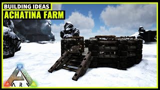 HOW TO BUILD AN ACHATINA CEMENTING PASTE FARM  ARK SURVIVAL [upl. by Alyks]