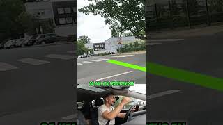 Linksabbieger ohne Markierungen⬅️ shorts führerschein fahrschule fahrprüfung dashcam [upl. by Emyaj239]