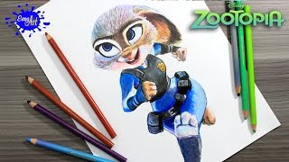 DRAWING ZOOTOPIA l How to draw Judy Hopps zootopia l Como dibujar a Judy Hopps zootopia [upl. by Delaryd694]