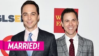 Big Bang Theory’s Jim Parsons Marries Todd Spiewak [upl. by Sontag592]