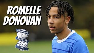 Romelle Donovan • Birmingham City • Highlights Video Goals Assists Skills [upl. by Minoru]