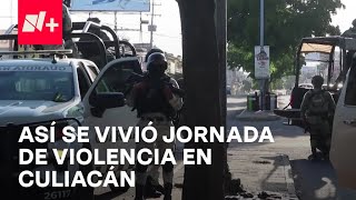 Culiacán Sinaloa vivió otra jornada de violencia al reportarse balaceras y bloqueos  Despierta [upl. by Nerissa]