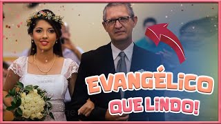 Linda Cerimônia de Casamento Evangélico Na Igreja  EMOCIONANTE [upl. by Sivrat]