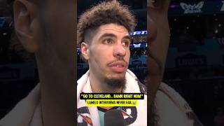 LaMelo gives the best interviews🤣 [upl. by Past105]