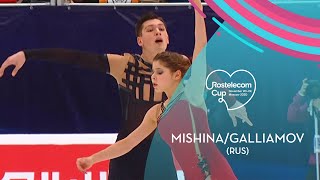 MishinaGalliamov RUS  Pairs Free Skating  Rostelecom Cup 2020  GPFigure [upl. by Travus]