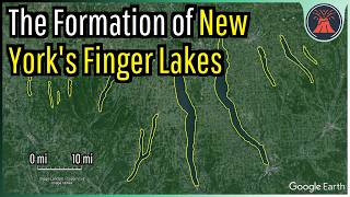 How New Yorks Finger Lakes Formed The Long amp Narrow Lakes [upl. by Ocirred]