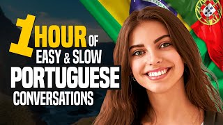 Learn PORTUGUESE A 1HOUR Beginner Conversation Course for daily life  OUINOcom [upl. by Lehmann47]