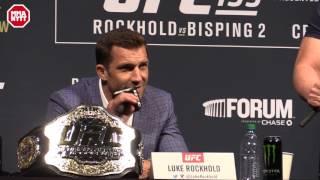 Bisping v Rockhold Hilarious Diss Compilation [upl. by Nerred]