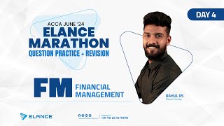 Elance Marathon Question Practise  Financial Management FM  Day 4  Rahul RS  Elance AACA [upl. by Jat327]