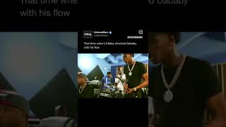 That time when Lil Baby shocked 😯 Dababy with his flow hiphopdaily lilbaby [upl. by Solorac478]