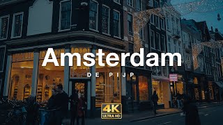 Amsterdam De Pijp 🇳🇱  Walking Tour 4K UHD 60FPS [upl. by Guevara332]