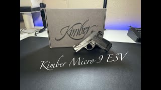 Kimber Micro 9 ESV Unboxing [upl. by Atcliffe]