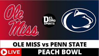 OLE MISS VS PENN STATE LIVE  NCAAF ChickfilA Peach Bowl Game Score Dec 30 2023 [upl. by Atcele503]