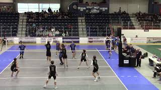 2023 MHSAA Boys AAA Volleyball Provincials Spike of the Nite [upl. by Karlee]