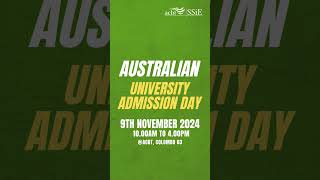 Australian University Admissions Day 2024  9th November at ACBT Colombo 3 [upl. by Angelita]