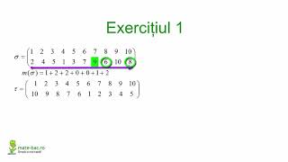 Signatura permutari  Algebra cls a 11a [upl. by Annabella]