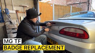 Rear Badge Replacement in full [upl. by Notsua]