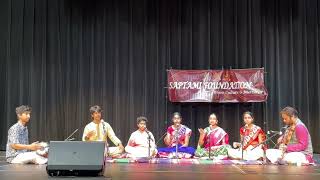 Sri Ranganathaya Namaste  Students of SãMaGã Music Academy [upl. by Nalor]