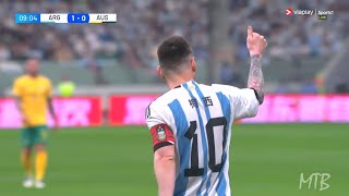 Lionel Messi Just Magical vs Australia  English Commentaries [upl. by Eiramanin]