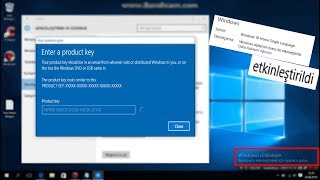 Windows 10 Nasıl Etkinleştirilir2018KEY Olmadan720pHD [upl. by Phebe]