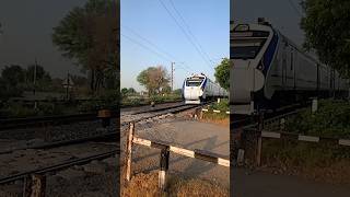 Vande Bharat Express train train sound train station train speed railtrack indiantrains train [upl. by Noside965]