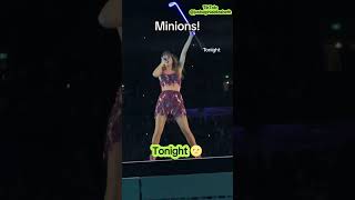 Taylor swift and minions at the eras tourshorts erastour [upl. by Abana]