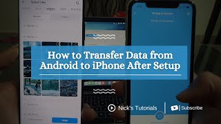 Transfer Data from Android to iPhone Easily  Complete StepbyStep Guide [upl. by Ecirtaed605]