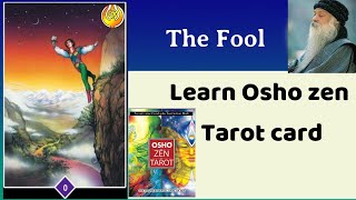 Learn Osho Zen Tarot Card  The Fool  Card Meaning  The Spiritual Vision oshozen tarotcards [upl. by Niatirb157]