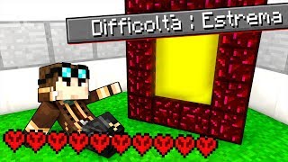 IL PORTALE DI MINECRAFT A DIFFICOLTÀ ESTREMA [upl. by Joelie373]