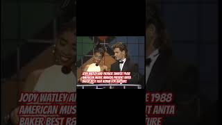 Anita Baker Wins Best RampB Album 1988 American Music Awards Presented by Jody Watley ampPatrick Swayze [upl. by Curr792]