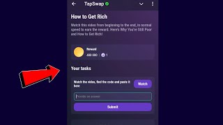 How to Get Rich  TapSwap Code  Here’s Why You’re Still Poor and How to Get Rich [upl. by Reube851]