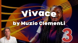 Vivace from op36 no1 by M Clementi ABRSM Grade 3 Piano 2023 amp 2024  A2 [upl. by Loar]