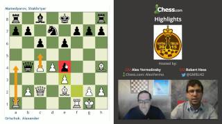 FIDE Grand Prix Tbilisi GMs Hess and Yermolinsky [upl. by Ednutey943]