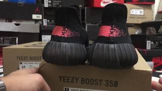 YEEZY BOOST 350 V2 黑紅真假比對影片 [upl. by Ekal]