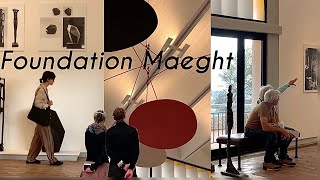 visit to Fondation Maeght real sounds of the museum [upl. by Llerehs593]