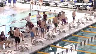 2018 4a Boys SD State Meet  100 Yard Breaststroke  Finals A [upl. by Ellekcim746]