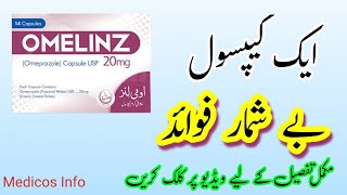 Omeprazole capsules IP 20 mg in Hindi  Omeprazole 20 mg  Omeprazole capsule  Omelinz 20mg capsule [upl. by Rutter415]