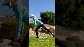 Walking lunge w one legged dead fitness workout exercise [upl. by Destinee935]