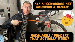 Gravel Bike Mudguards  Fenders That Work SKS Speedrocker Set  Unboxing amp Review [upl. by Lebatsirhc]