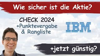 IBM Aktienanalyse 2024 Wie sicher ist die Aktie günstig bewertet [upl. by Ecinaj293]